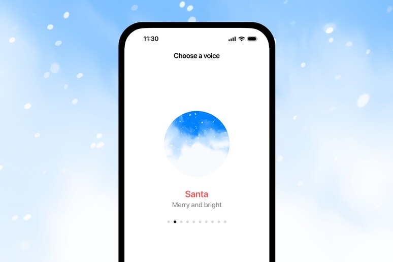 ChatGpt parla con la voce di Babbo Natale - RIPRODUZIONE RISERVATA
