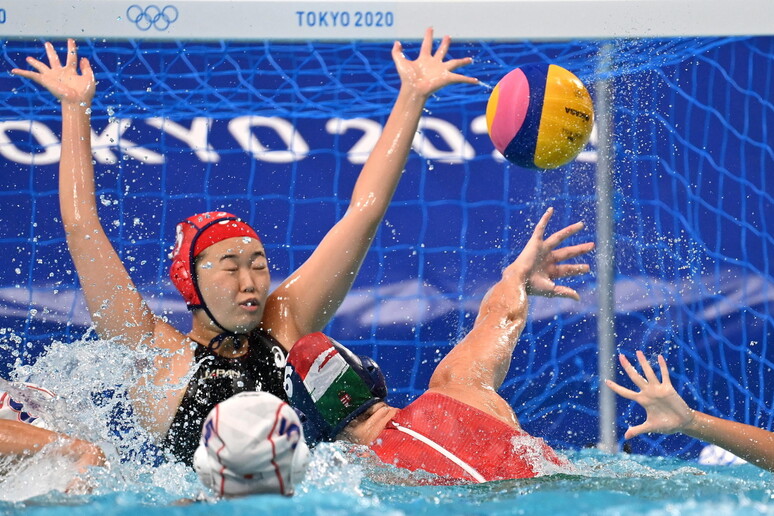 Pallanuoto Hungary and Japan at the 2020 Summer Olympics in Tokyo, Japan, 30 July 2021.  EPA/Tibor I - RIPRODUZIONE RISERVATA