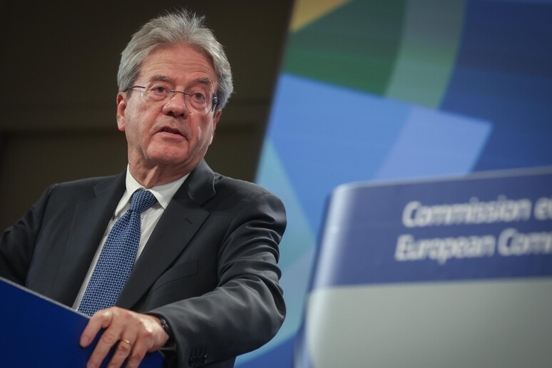 Il commissario Europeo per gli Affari Economici e Monetari Paolo Gentiloni © ANSA/EPA