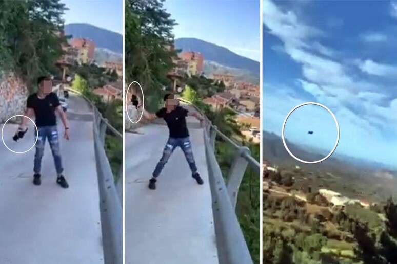 Getta gattino dal ponte e posta immagi, sdegno sui social. - RIPRODUZIONE RISERVATA