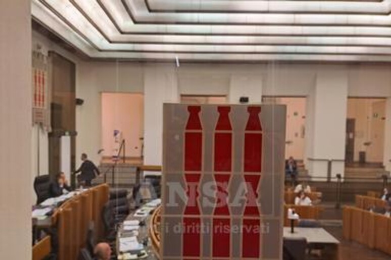 L 'Aula dell 'Assemblea legislativa - RIPRODUZIONE RISERVATA