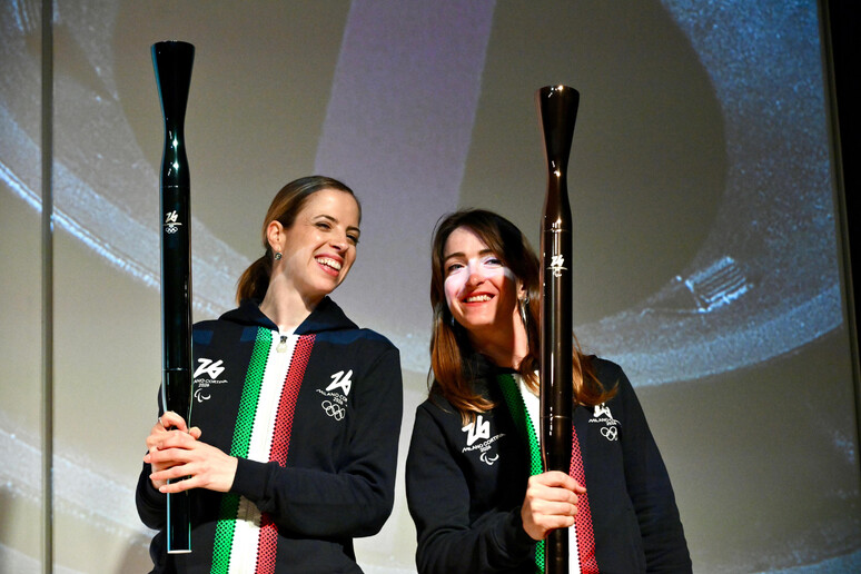 Carolina Kostner e Martina Caironi - RIPRODUZIONE RISERVATA
