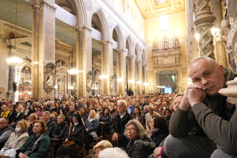 La messa in suffragio di Papa Francesco - RIPRODUZIONE RISERVATA