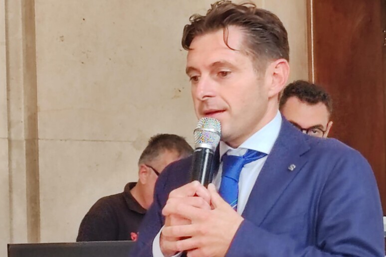 Sindaco di Ascoli Piceno, Marco Fioravanti - RIPRODUZIONE RISERVATA