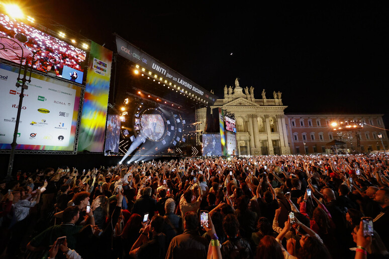 Concerto del 1 Maggio a Roma - RIPRODUZIONE RISERVATA